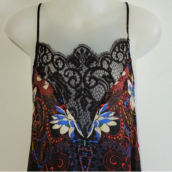 Intimately Free People Who’s Sorry Now Floral lace slip dress in black - Picture 6 of 16